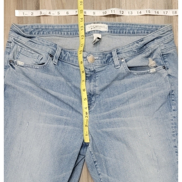 Lane Bryant Raw Hem Plus Size Jeans size 18 - Picture 2 of 7